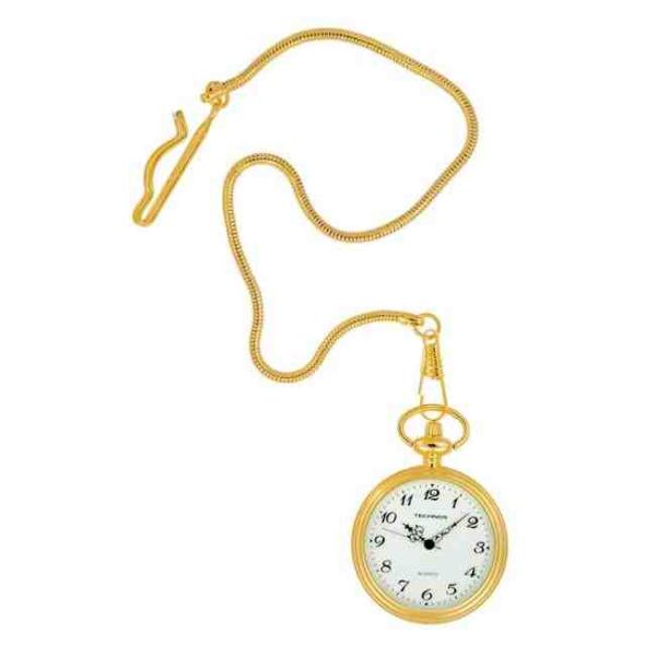 REL.BOLSO QTZ TECHNOS DOURADO