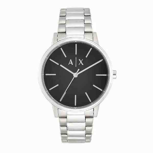RELÓGIO PULSO ARMANI EXCHANGE QUARTZ ANALOG. CX AÇO INOX