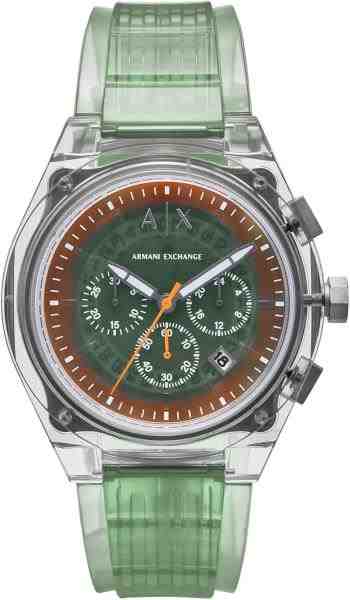 RELÓGIO PULSO ARMANI EXCHANGE QUARTZ ANALOG. CX PLAST.- EIEX