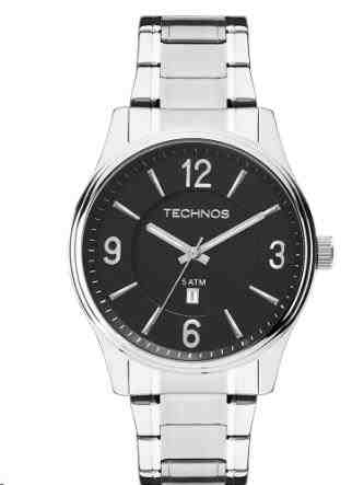 RELOGIO ANA/CX E PULSEIRA DE AÇO TECHNOS (DCRE21023855)