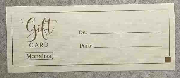 VALE PRESENTE (GIFT CARD)