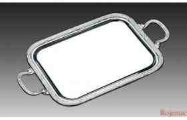 BANDEJA 26 X 20CM CROISE C/ ALCA PRATA