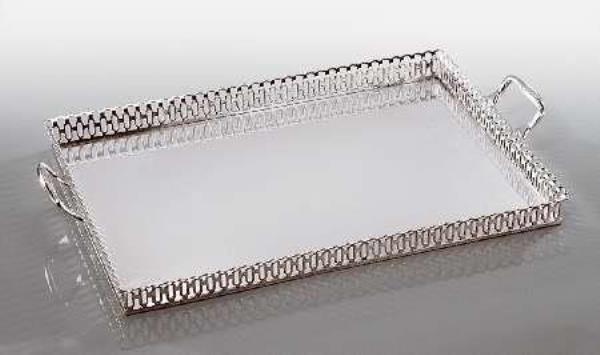 BANDEJA RETANGULAR LISA C/ GRADE MD