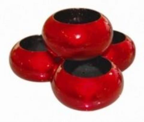ARGOLAS GUARDANAPO VERMELHO METAL 4PCS – TYPT COMP