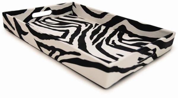 BANDEJA 42 X 29 CM ZEBRA