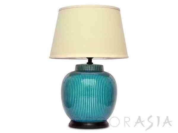 ABAJOUR BOJUDO TURQUESA C/ CUPULA JCO X8277 BCP18