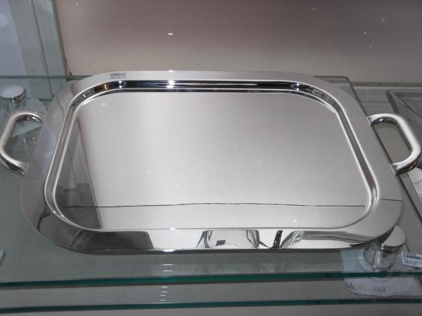 BANDEJA OBL C/ ALCA S/ CORDAO 47X37CM