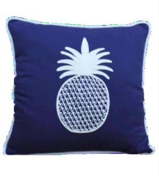 ALM SARJA 52X52 LISA AZUL C/ APLIQ ABACAXI C/ CO