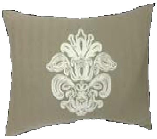 ALM SARJA MAC 52X52 CHOCOLATE C/ APLI CORDINHA MOD 03