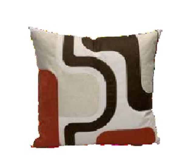 ALM VELUDO CRU 52X52 C/ APLIQ COLORIDO MOD 02