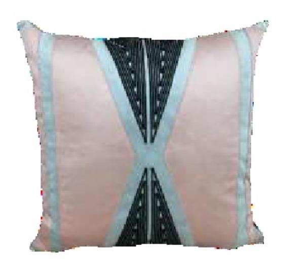 ALM VEL 52X52 C/ APLIQ E CORDINHA ROSA MOD 02