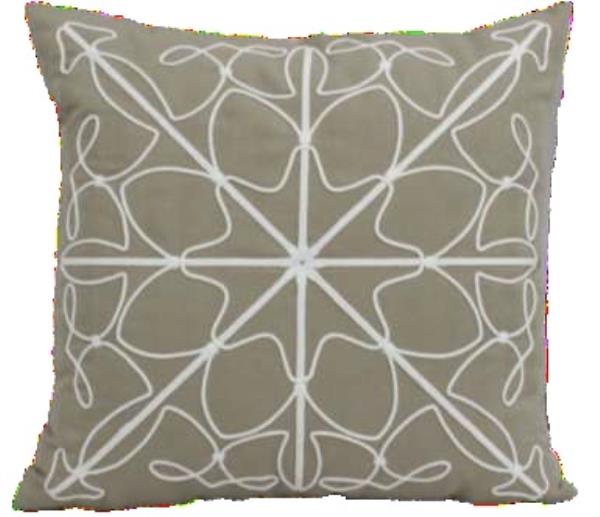 ALM SARJA MAC 52X52 CHOCOLATE C/ APLIC CORDINHA MOD 01