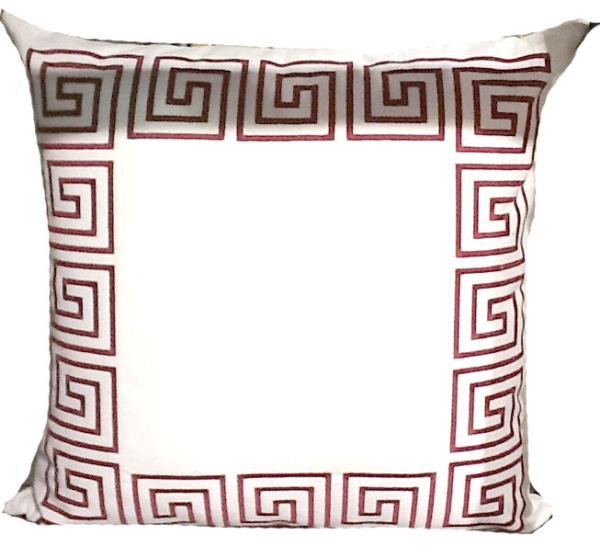 ALM VEL CRU 52X52 C/ BORD GRECO MARSALA MOD 01