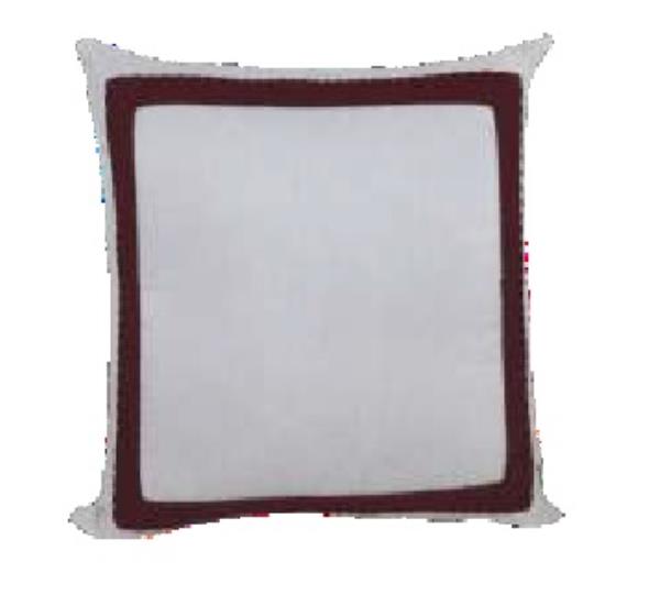 ALM LINHO 52X52 C/ APLIC CORDINHA MARSALA MOD 04