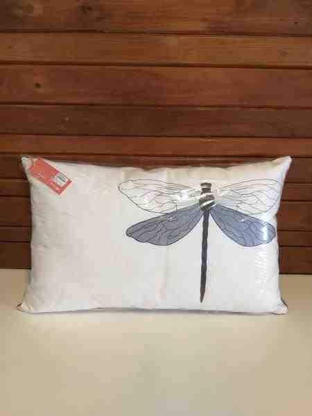 ALMOFADA RET ALG LIBELULA BCO/JEANS