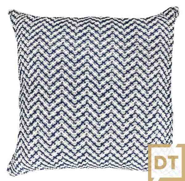 ALM CROCHE TRAMADO 52X52 AZUL MOD 5