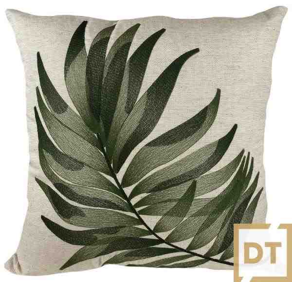 ALM LINHO CRI 52X52 C/BORD FINO VERDE MOD3