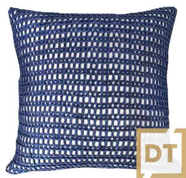 ALM CROCHE TRAMADO 52X52 AZUL MOD 3
