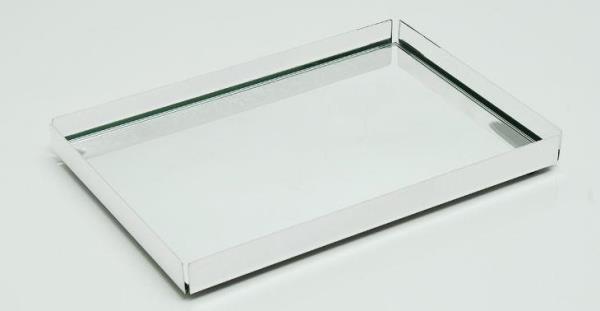 BANDEJA ESPELHO RETANGULAR PEQ