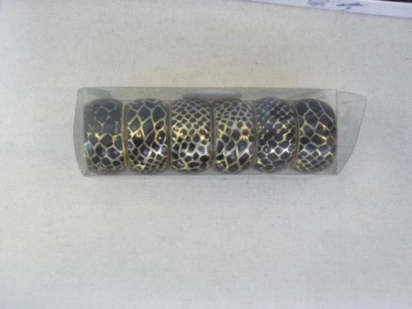 ARGOLA GUARDANAPO LT C/6 IVETTA NATURAL