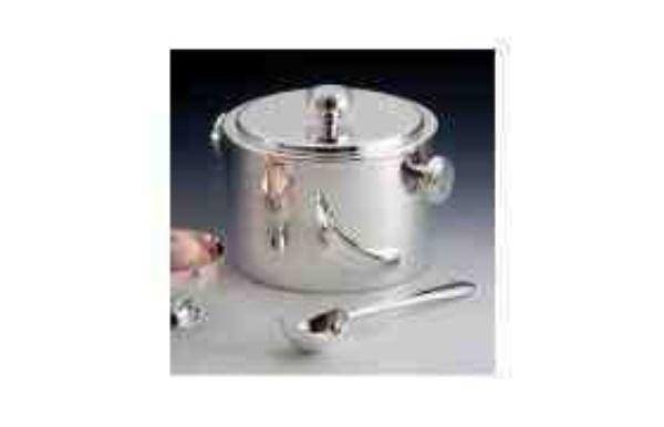 BALDE TERMICO P/ SORVETE 2LTS C/ CONCHA INOX