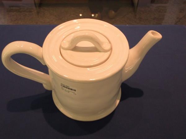 BULE DE CHA POISSON CERAM BCA PEIXES 14X23CM