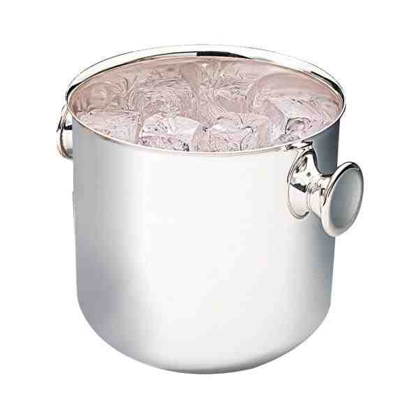 BALDE P/ GELO 13X14 CM PRATA