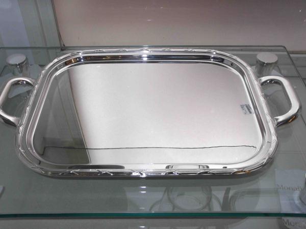 BANDEJA C/ ALCA 40X31 CM C/CORDAO CROISE