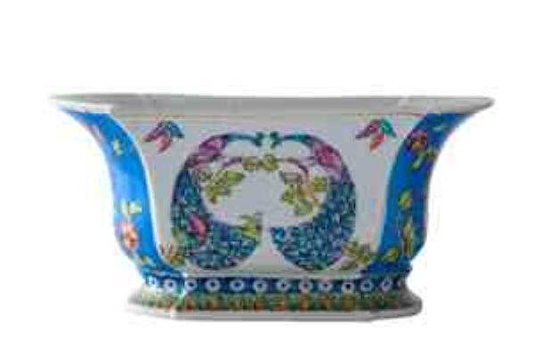 CACHEPO OVALADO PAVAO IMPERIAL