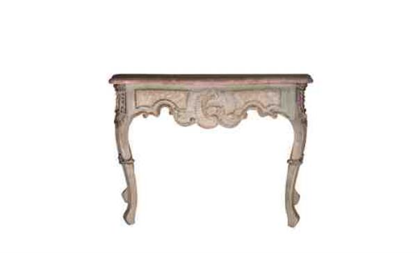 APARADOR DE MADEIRA FRANCES CINZA