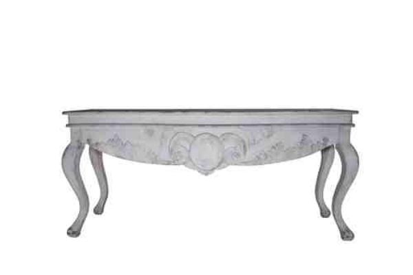 APARADOR DE MADEIRA FRANCES BRANCO