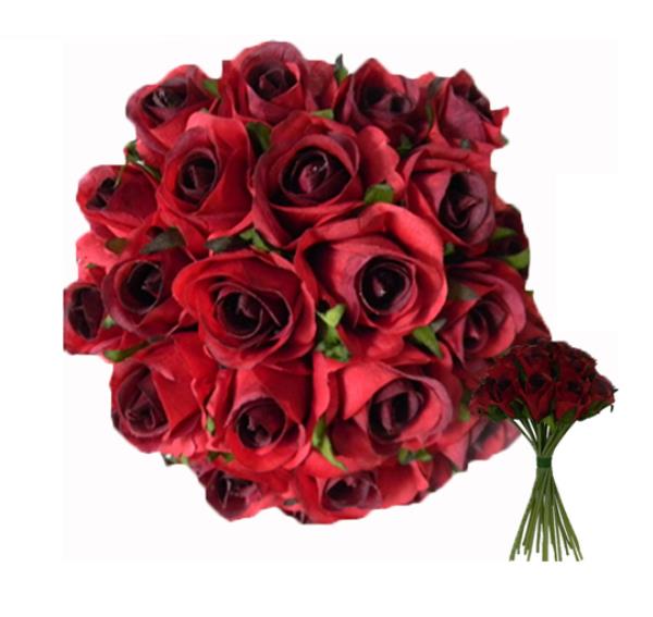 BUSH ROSAS LARIS VERMELHO 25CM