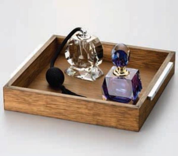 BANDEJA 25X25X4.5 IMBUIA