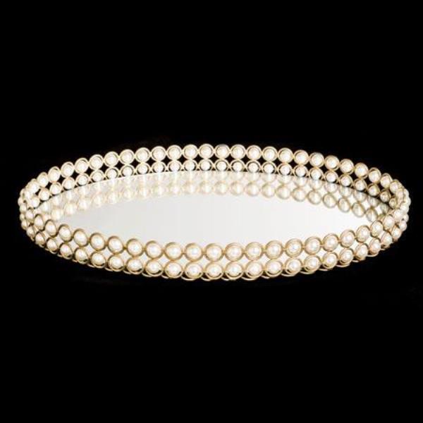 BANDEJA OVAL PEROLA M