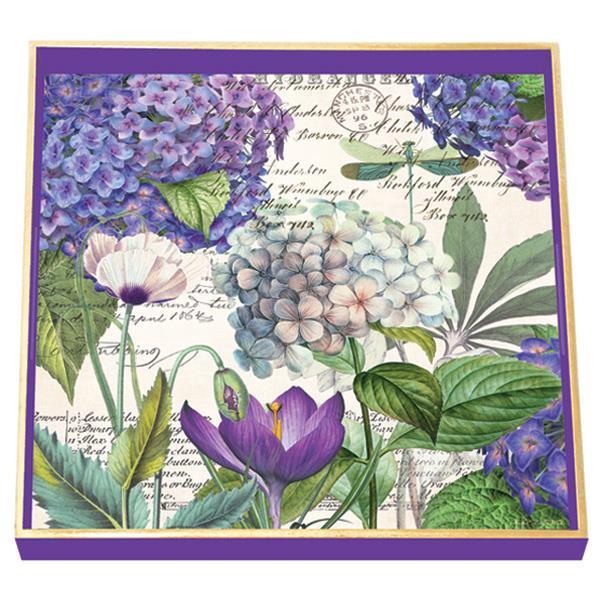 BANDEJA MAD QUADRADA HYDRANGEA