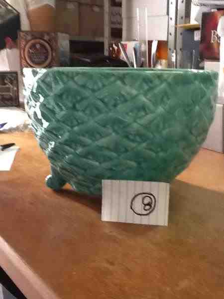 CACHEPOT DE ABACAXI C/ PÉ TIFFANY P