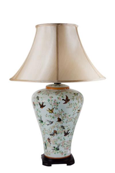 ABATJOUR PORCELANA *PASSAROS*