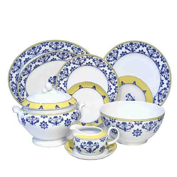 APARELHO JANTAR 42 PCS CASTELO BRANCO