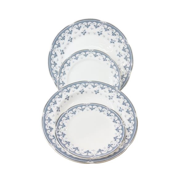 APARELHO DE JANTAR BLUE LEAF 24 PCS