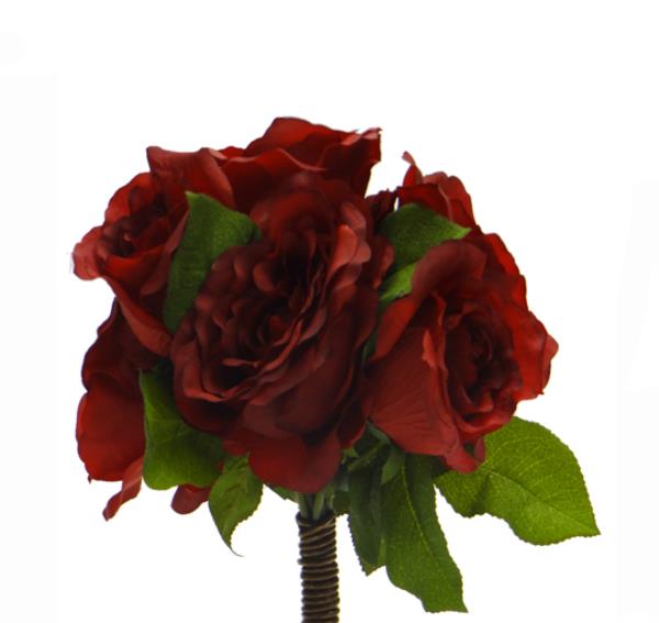 BUSH  ROSAS RUBI ALT 22 CM