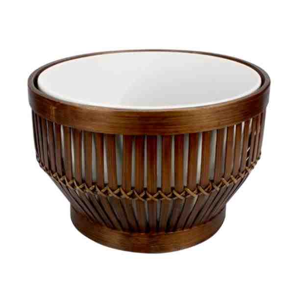 BOWL BAMBU PORC 25 CM REDON DARK