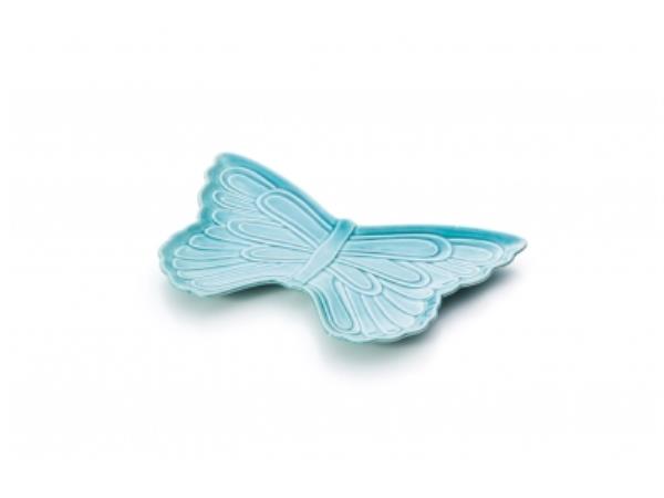 ADORNO BORBOLETA AZUL 30X20X2CM