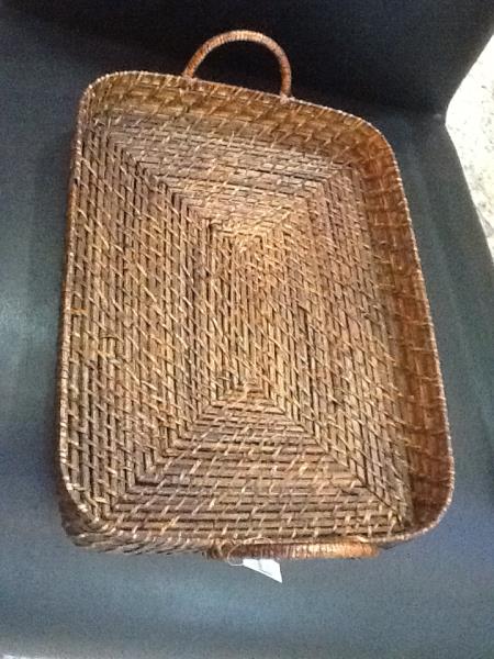 BANDEJA RETANGULAR C/ALCA 40X30X6CM