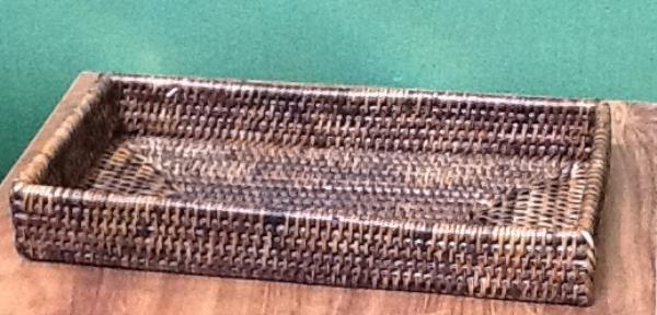 BANDEJA RET PEQ TOILETTE 32X15 PURO RATTAN