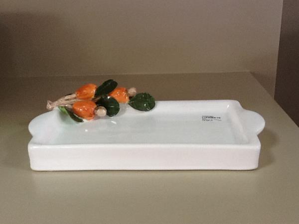 BANDEJA RETANGULAR P COM GALHO DE CAJU