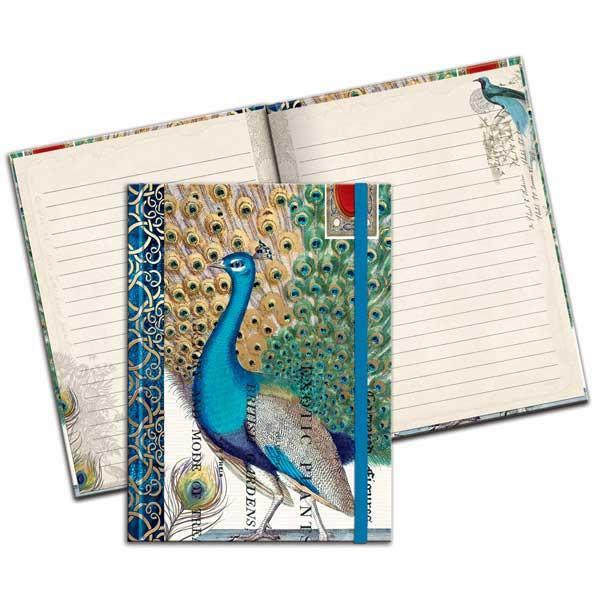 CADERNO CAPA DURA PEACOCK