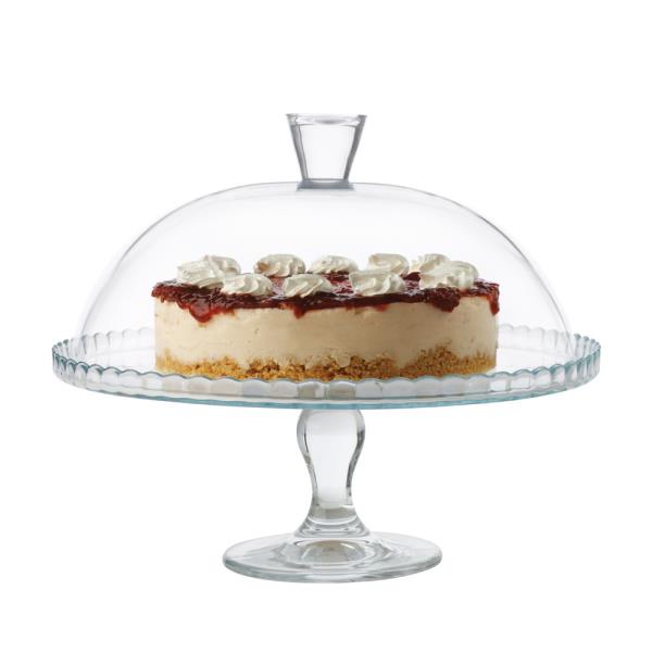 BOLEIRA VIDRO RD C/ BASE 32CM MW PATISSERIE