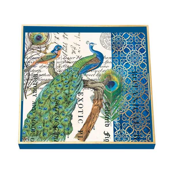 BANDEJA MAD QUADRADA PEACOCK