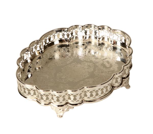 BANDEJA OVAL DE PRATA