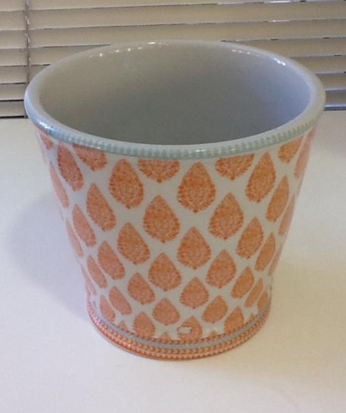 CACHEPOT PORCELANA BOMBAIM L